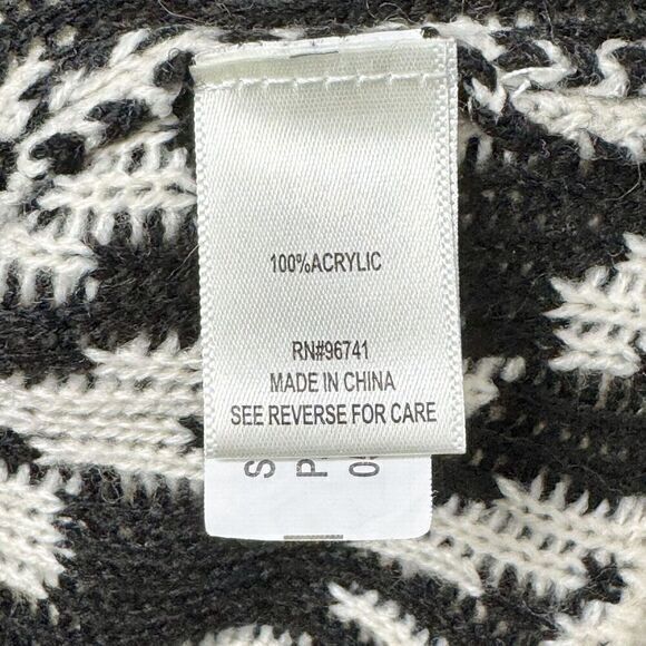 BELLE DU JOUR GIRLS DISTRESSED LEOPRAD ANIMAL PRINT LONG SLEEVE SWEATER‎ SIZE 8 - Picture 3 of 4